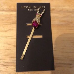 Henri Bendel Crystal Beetle Hair Pin